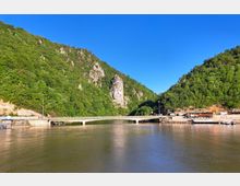 Rock sculpture of Decebalus